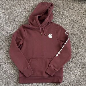 Women’s Carhartt Maroon Hoodie
